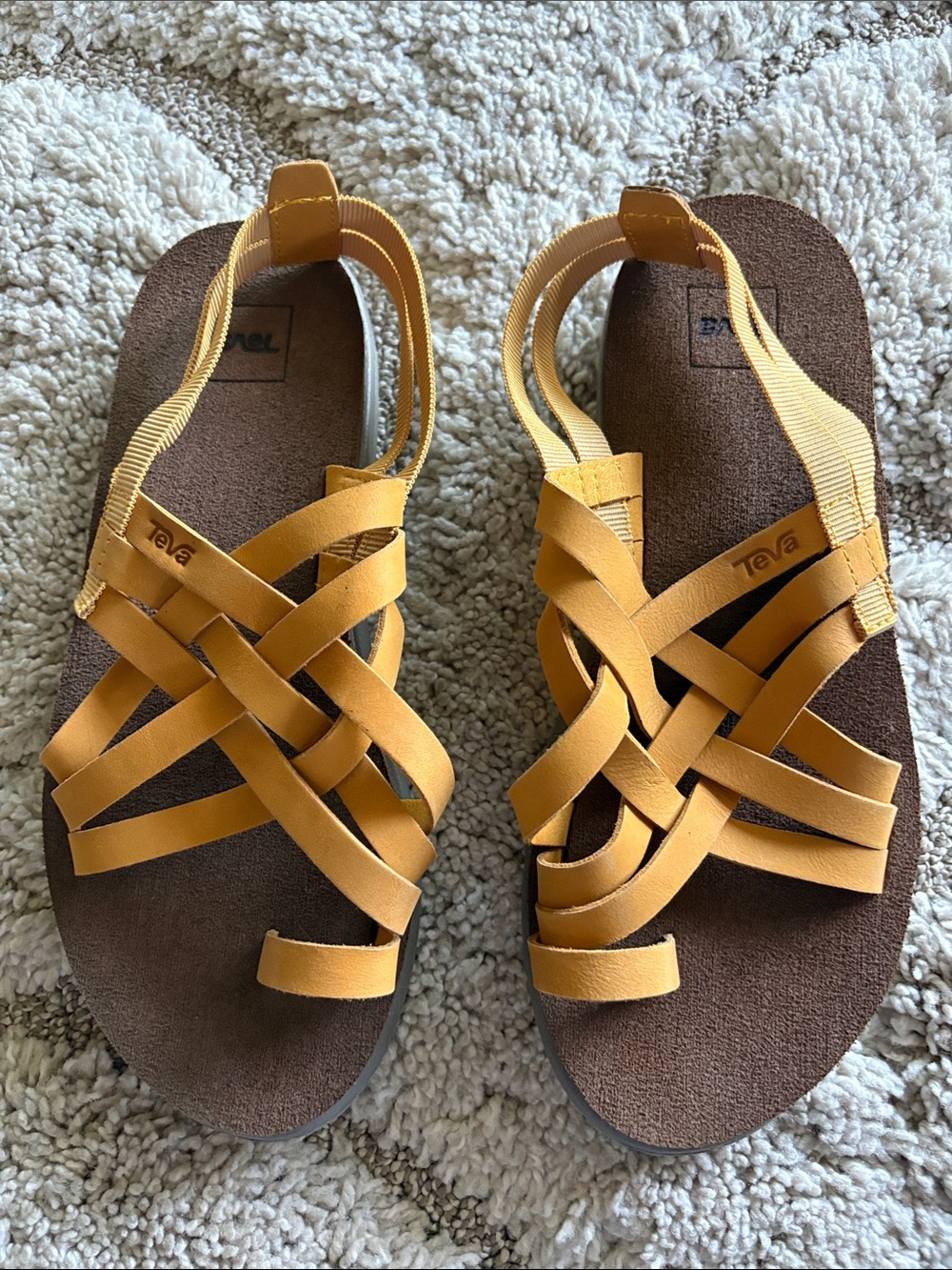 Teva Women’s Yellow Strappy Sandals